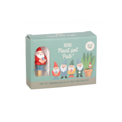 Set of 4 Mini Gnome Plant Pot Pals Set of 4 Mini Gnome Plant Pot Pals