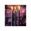 Set of 3 Dark Romance Twist Taper Candles Set of 3 Dark Romance Twist Taper Candles