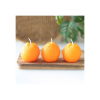 Set of 3 Orange Shaped Candles