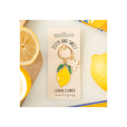 Lemon Flower Keyring Lemon Flower Keyring