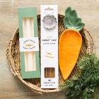 Set of 3 Carrot Patch Daisy Taper Candles Set of 3 Carrot Patch Daisy Taper Candles