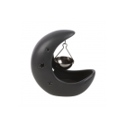Black Crescent Moon Hanging Oil Burner Black Crescent Moon Hanging Oil Burner