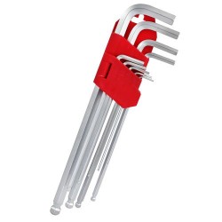 Allen Key Hex Extra Long Ball End Metric Wrench Hex Set 1.5-10mm 9 Pieces Allen Key Hex Extra Long Ball End Metric Wrench Hex Set 1.5-10mm 9 Pieces