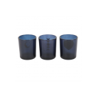 Set of 3 Blue Moon Votive Candle Holders Set of 3 Blue Moon Votive Candle Holders