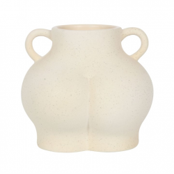 Cream Speckle Bum Plant Pot Cream Speckle Bum Plant Pot