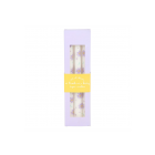 Set of 3 Purple Daisy Taper Candles Set of 3 Purple Daisy Taper Candles