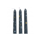 Set of 3 Starry Night Taper Candles
