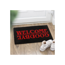 Black Welcome Goodbye Doormat Black Welcome Goodbye Doormat