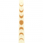 Set of 3 Off White Moon Phases Taper Dinner Candles Set of 3 Off White Moon Phases Taper Dinner Candles