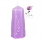 Calming Crystal Candle with Rough Amethyst Calming Crystal Candle with Rough Amethyst