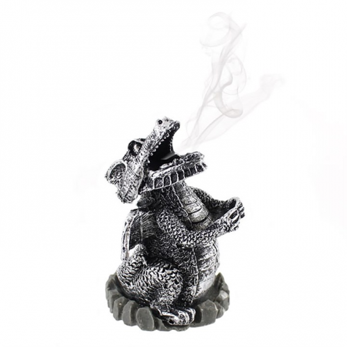 Silver Dragon Incense Cone Holder Silver Dragon Incense Cone Holder