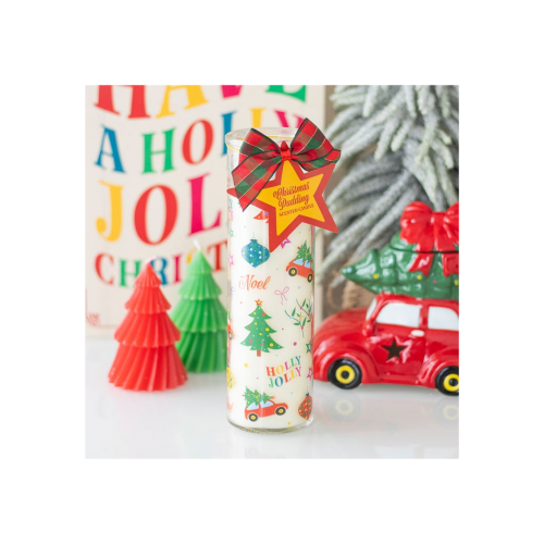 Nostalgic Christmas Print Christmas Pudding Scented Tube Candle Nostalgic Christmas Print Christmas Pudding Scented Tube Candle