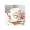 Mum Folk Heart Mug