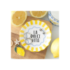 Yellow Striped La Dolce Vita Trinket Dish