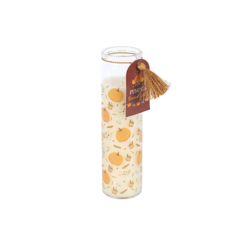 Pumpkin Print Tube Candle