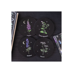 Poisonous Plants Coaster Set Poisonous Plants Coaster Set