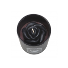 Black Rose Candle with 3D Roses