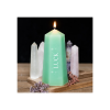 Luck Crystal Candle with Rough Green Aventurine Luck Crystal Candle with Rough Green Aventurine