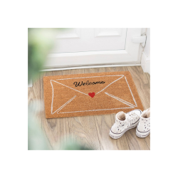 Natural Love Letter Valentine's Day Doormat