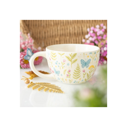 Luna Bloom Floral Print Mug with Butterfly Luna Bloom Floral Print Mug with Butterfly