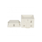 White Ceramic House Oil Burner White Ceramic House Oil Burner