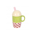 Kawaii Bubble Tea Lidded Mug Kawaii Bubble Tea Lidded Mug