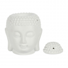 White Buddha Head Oil Burner White Buddha Head Oil Burner