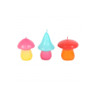 Set of 3 Mushroom Shaped Candles Set of 3 Mushroom Shaped Candles