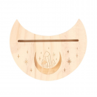 Natural Crystal Crescent Moon Tarot Card Stand