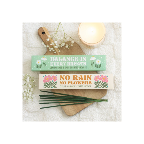 Set of 2 No Rain, No Flowers Incense Stick Packs Set of 2 No Rain, No Flowers Incense Stick Packs