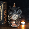 Kraken on Diver's Helmet Backflow Incense Burner Kraken on Diver's Helmet Backflow Incense Burner
