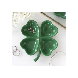 Four-Leaf Clover Trinket Tray Four-Leaf Clover Trinket Tray