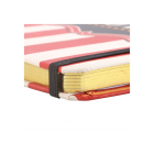 Red Circus Stripe A5 Notebook Red Circus Stripe A5 Notebook