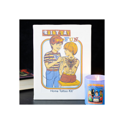 19x25cm Rainy Day Fun Canvas Plaque by Steven Rhodes 19x25cm Rainy Day Fun Canvas Plaque by Steven Rhodes