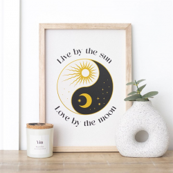 Yin Yang Framed Wall Art Print Yin Yang Framed Wall Art Print