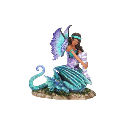 16cm Dragon Perch Fairy Figurine by Amy Brown 16cm Dragon Perch Fairy Figurine by Amy Brown