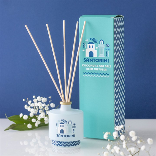 Santorini Coconut & Sea Salt Reed Diffuser Santorini Coconut & Sea Salt Reed Diffuser