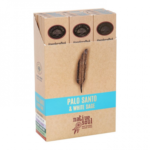 Set of 12 Palo Santo & White Sage Smudge Incense Sticks Set of 12 Palo Santo & White Sage Smudge Incense Sticks