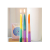 Set of 3 Dipped Aura Energy Taper Candles