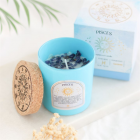 Pisces Gardenia Gemstone Zodiac Candle