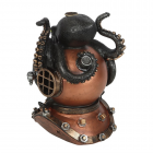 Kraken on Diver's Helmet Backflow Incense Burner Kraken on Diver's Helmet Backflow Incense Burner