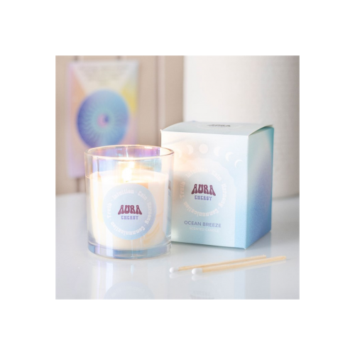 Aura Energy Ocean Breeze Iridescent Candle Aura Energy Ocean Breeze Iridescent Candle