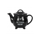 Witches Brew Ceramic Cauldron Tea Set