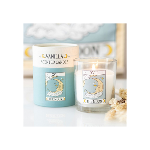 The Moon Vintage Tarot Vanilla Candle The Moon Vintage Tarot Vanilla Candle