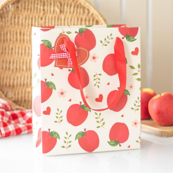 23cm Medium Apple Print Gift Bag 23cm Medium Apple Print Gift Bag