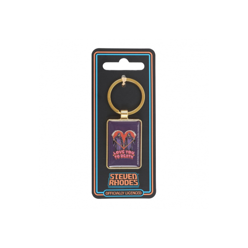 Love You To Death Keyring by Steven Rhodes
