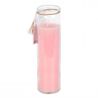 Mystic Rose Tube Candle with Rose Quartz Crystals Mystic Rose Tube Candle with Rose Quartz Crystals