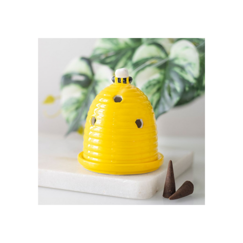 Yellow Beehive Incense Cone Holder Yellow Beehive Incense Cone Holder