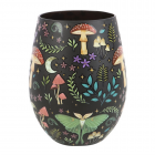 Dark Forest Print Stemless Glass Dark Forest Print Stemless Glass