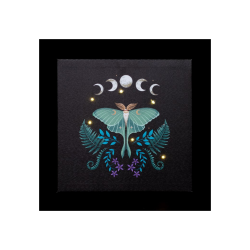 Luna Moth Light Up Canvas Plaque Luna Moth Light Up Canvas Plaque